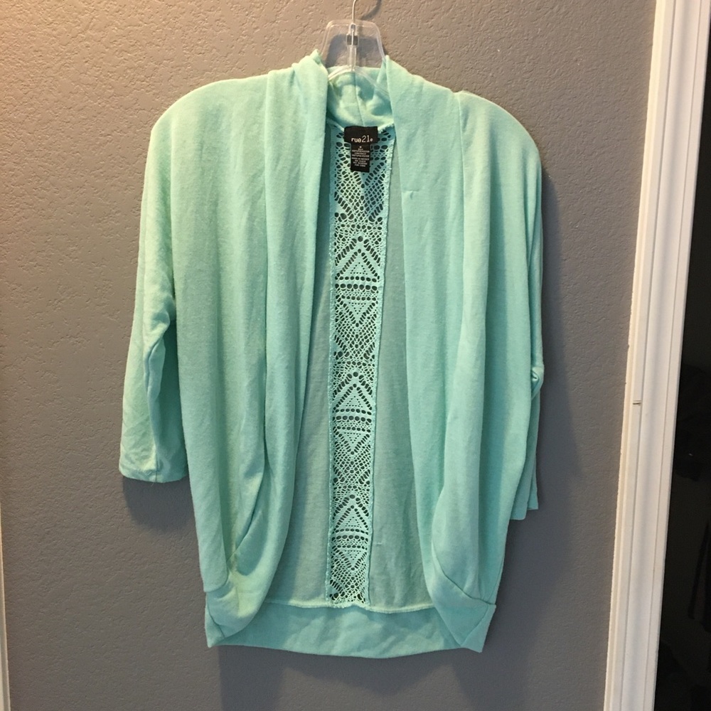 Rue21 turquoise cardigan